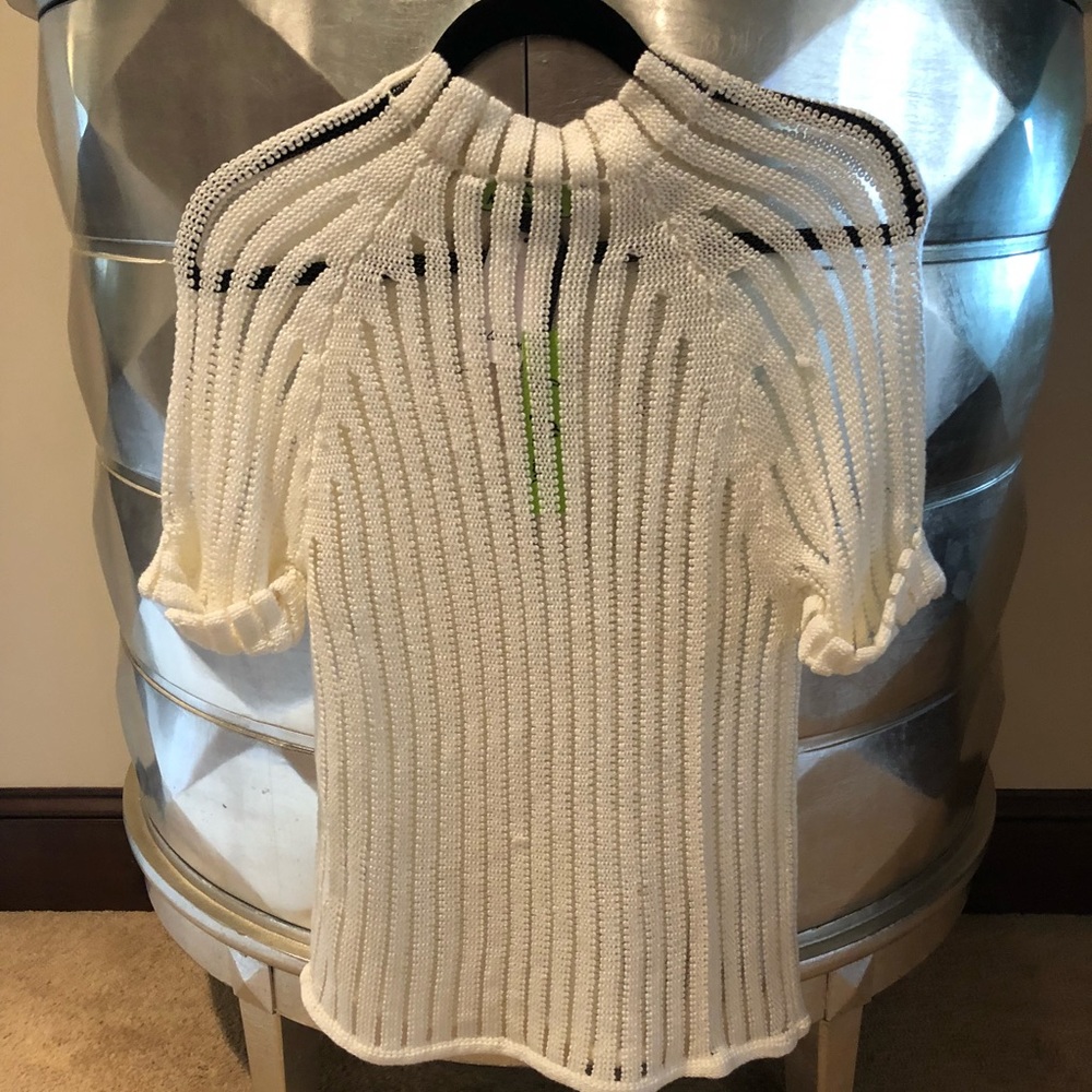 SAM EDELMAN - White striped sweater